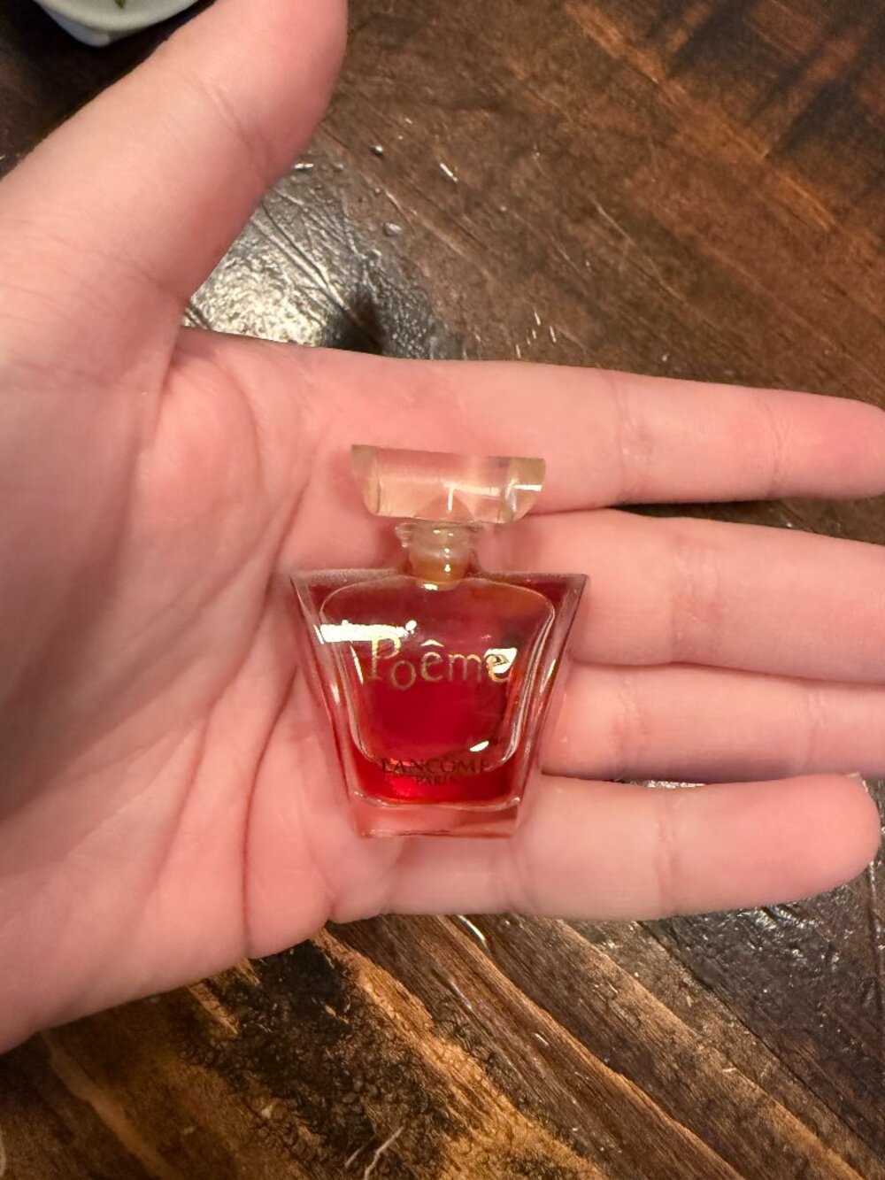 Lancome Poeme Glass Bottle Floral Perfume